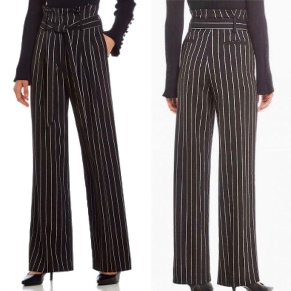 ANTONIO MELANI Pants - ANTONiO MELANI Paper Bag Wide Leg Shannon Pant
